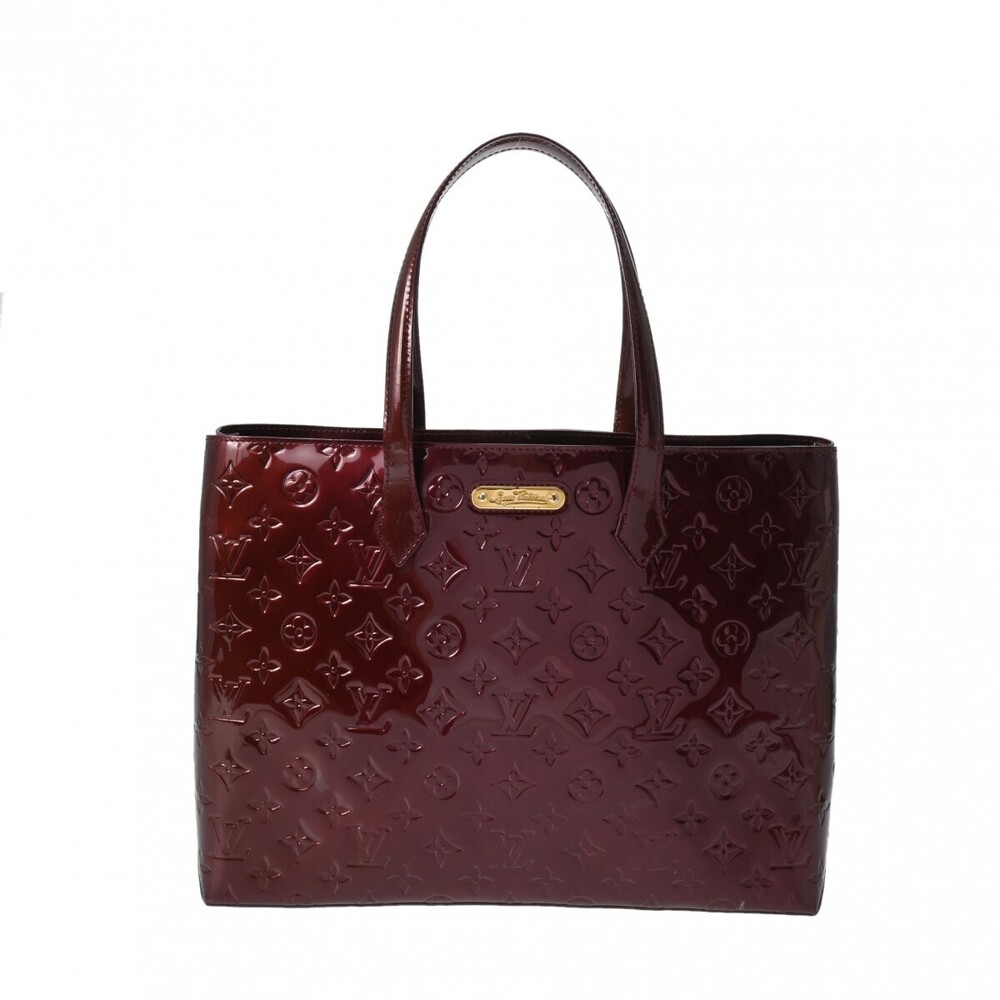 Louis Vuitton Vernis Wilshire Tote Rouge Fauvist Purple Handbag